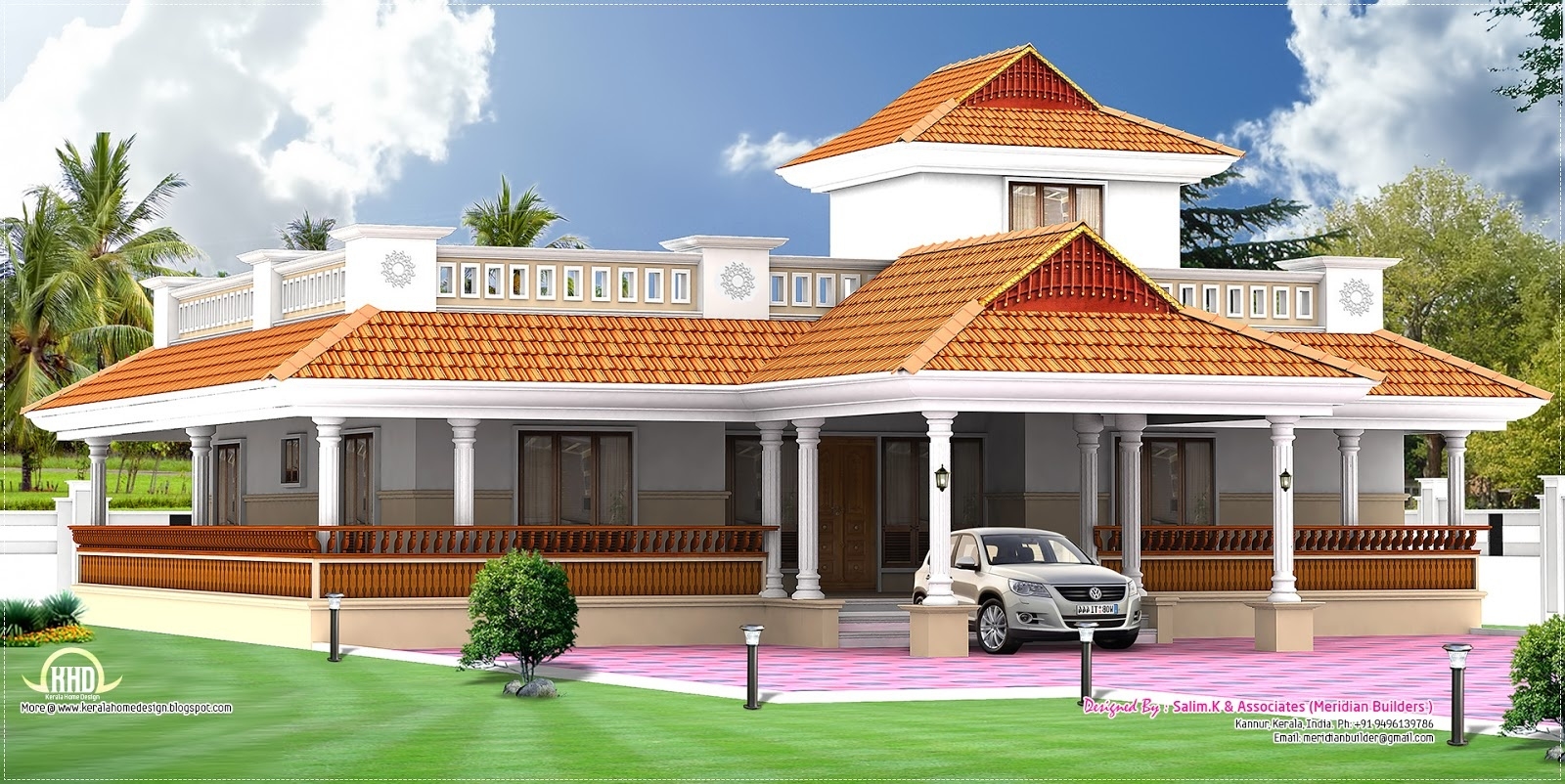 Amazing kerala style vastu oriented 2 bedroom single storied residence | house intended for splendid kerala house design photo gallery 2023