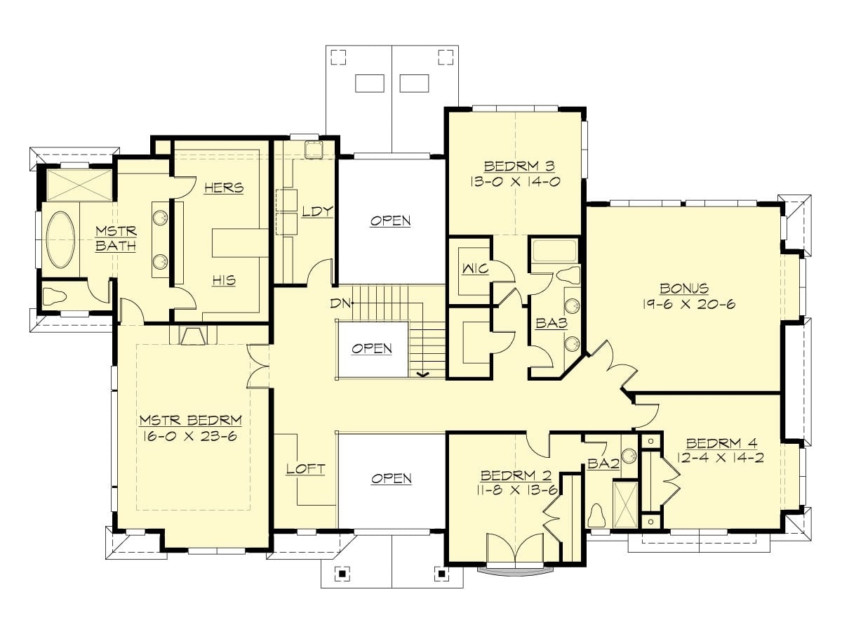 Amazing two story 5 bedroom meydenbauer home (floor plan) home stratosphere intended for 5 bedroom floor plans