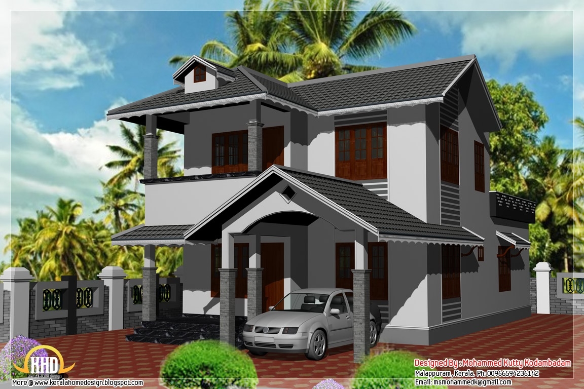 Astonishing 3 bedroom, 1800 sq ft kerala style house | architecture house plans within 3 bedroom small house plans kerala
