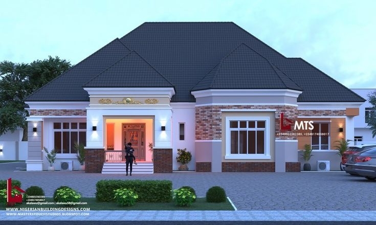 Astonishing nigerianbuildingdesigns, author at | bungalow style house plans, modern with regard to splendid 5 bedroom bungalow house plans in nigeria