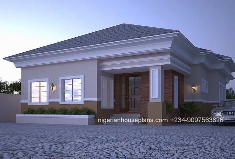 Best nigeria house design plans dining room woman fashion decoration pertaining to 4 bedroom bungalow architectural design