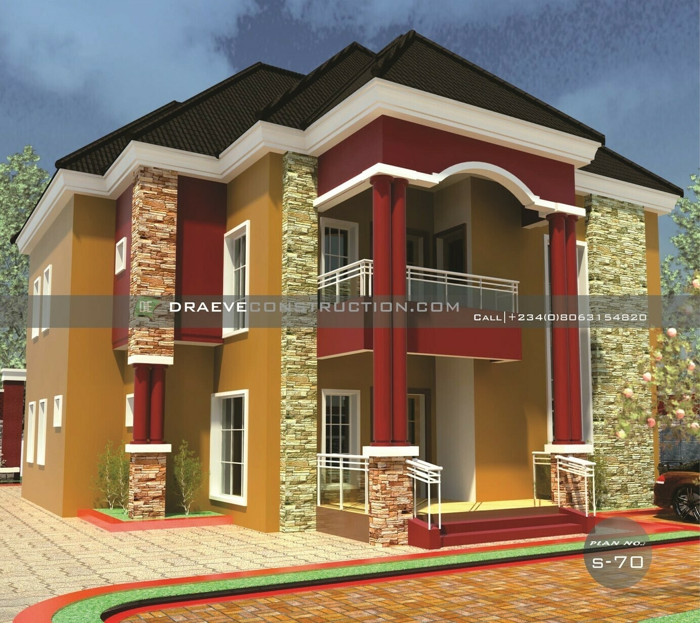 Brilliant 4 bedroom duplex floor plan | nigerian house plans in samples of nigeria duplex floor plans