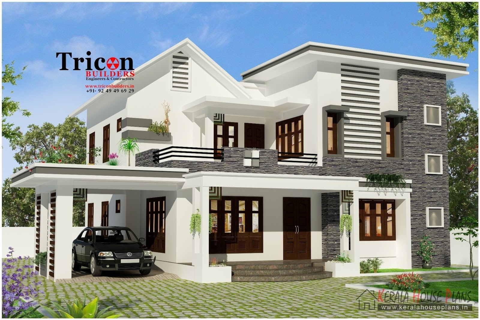 Classy 4 bedroom modern house design 2355 sq ft with 4 bedroom house design