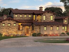 Classy 4 bedroom two story tuscan home with courtyard (floor plan) perfect with regard to tuscan house plans