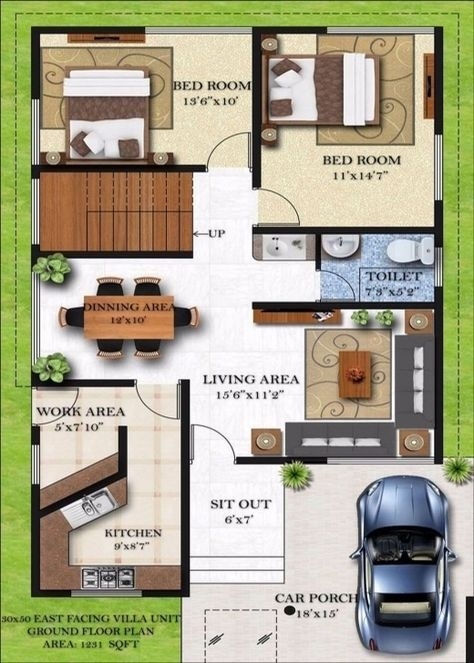 Classy incredible homely design 13 duplex house plans for 30×50 site east within 15 50 house plan