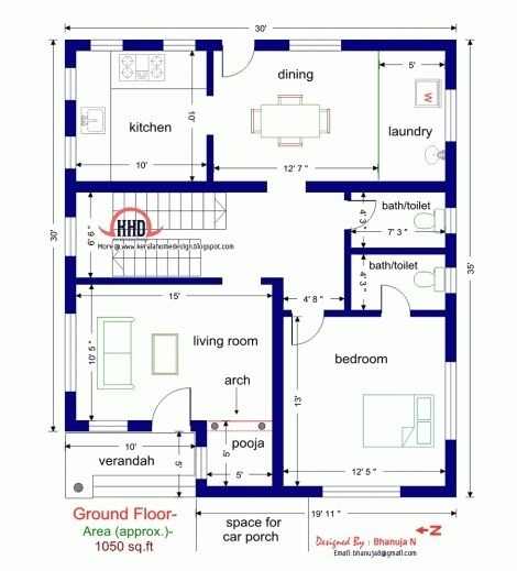 Cool 1200 sq ft house plans india | simple house plans, small modern house throughout 1000 sq ft house plans 3 bedroom indian