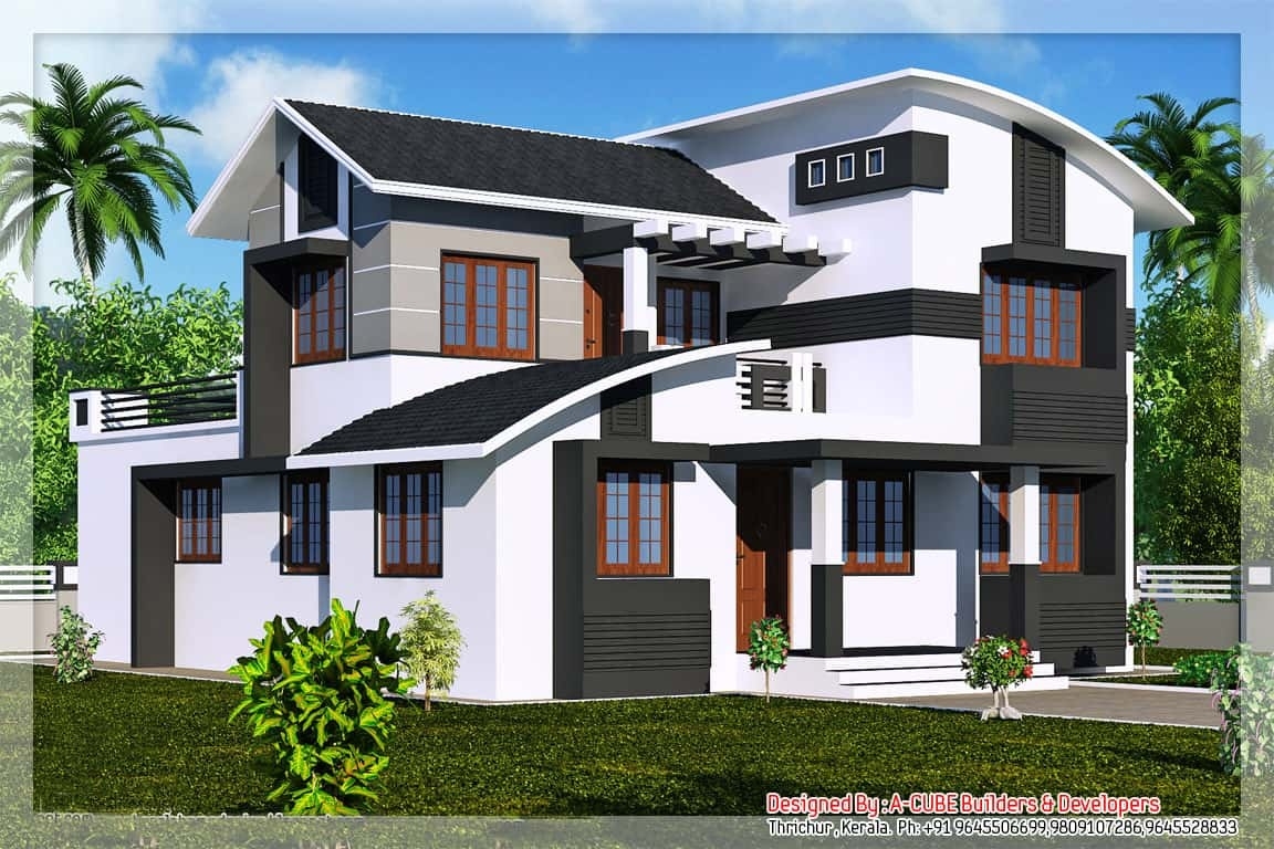 Cool kerala house plans and elevations keralahouseplanner regarding kerala houses design