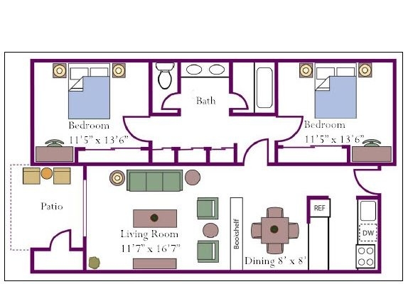 Exquisite studio apartment second floor | flat plan, floor plans, how to plan pertaining to 2 bedroom flat plan on half plot