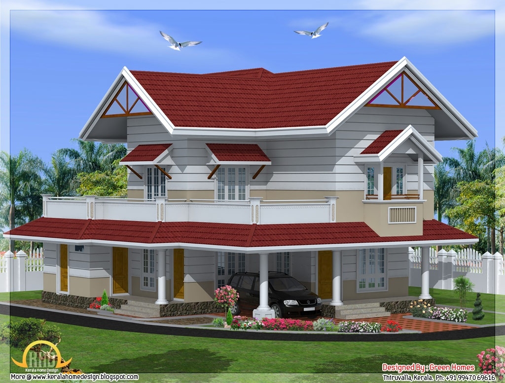 Fantastic 2100 sq feet 3 bedroom kerala style house kerala home design and for small house design plan kerala style