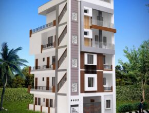 Fantastic 3d building elevation ground plus 4 g 4 | building elevation, house intended for must see 15 60 house elevation