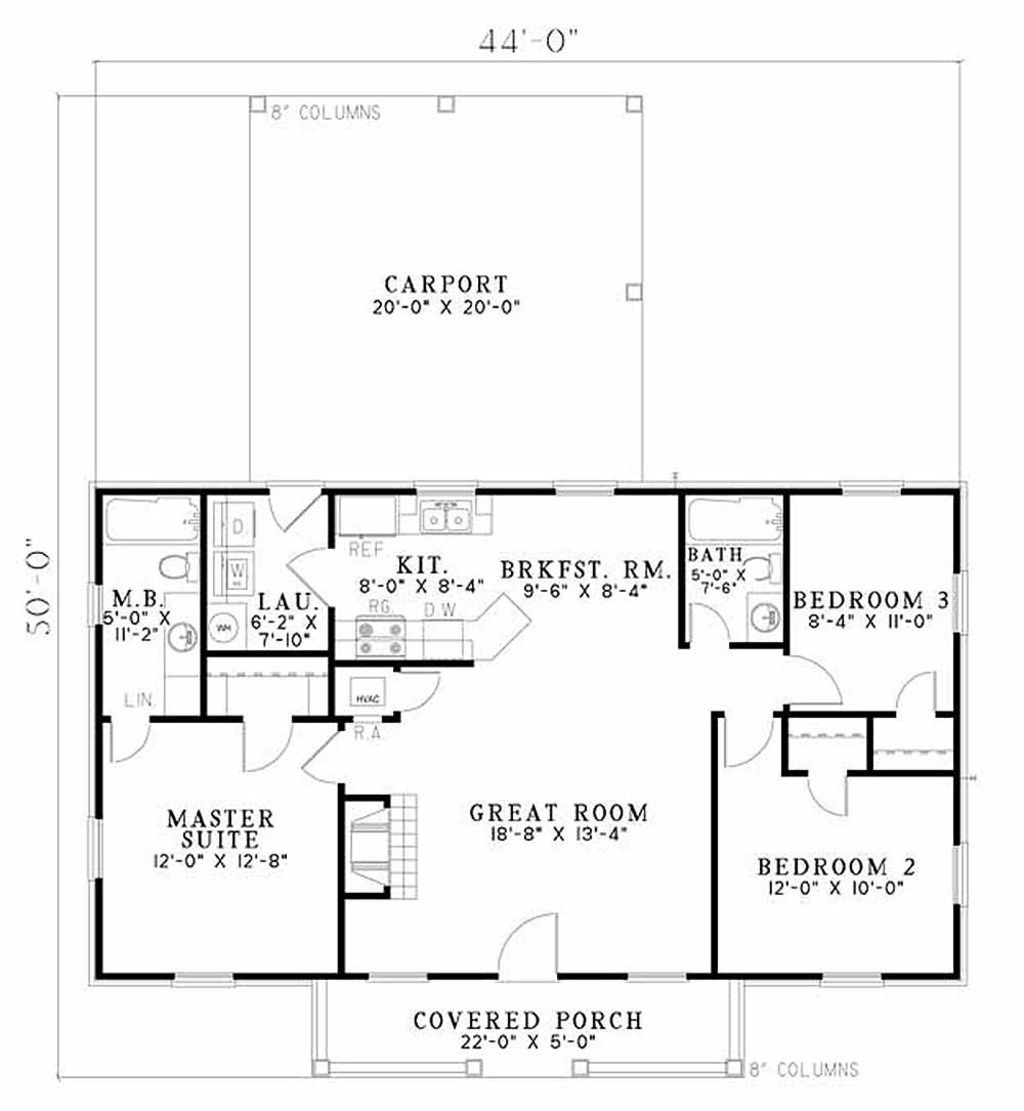 Fantastic traditional style house plan 3 beds 2 baths 1100 sq/ft plan #17 1162 in outstanding 1100 sq ft house plans