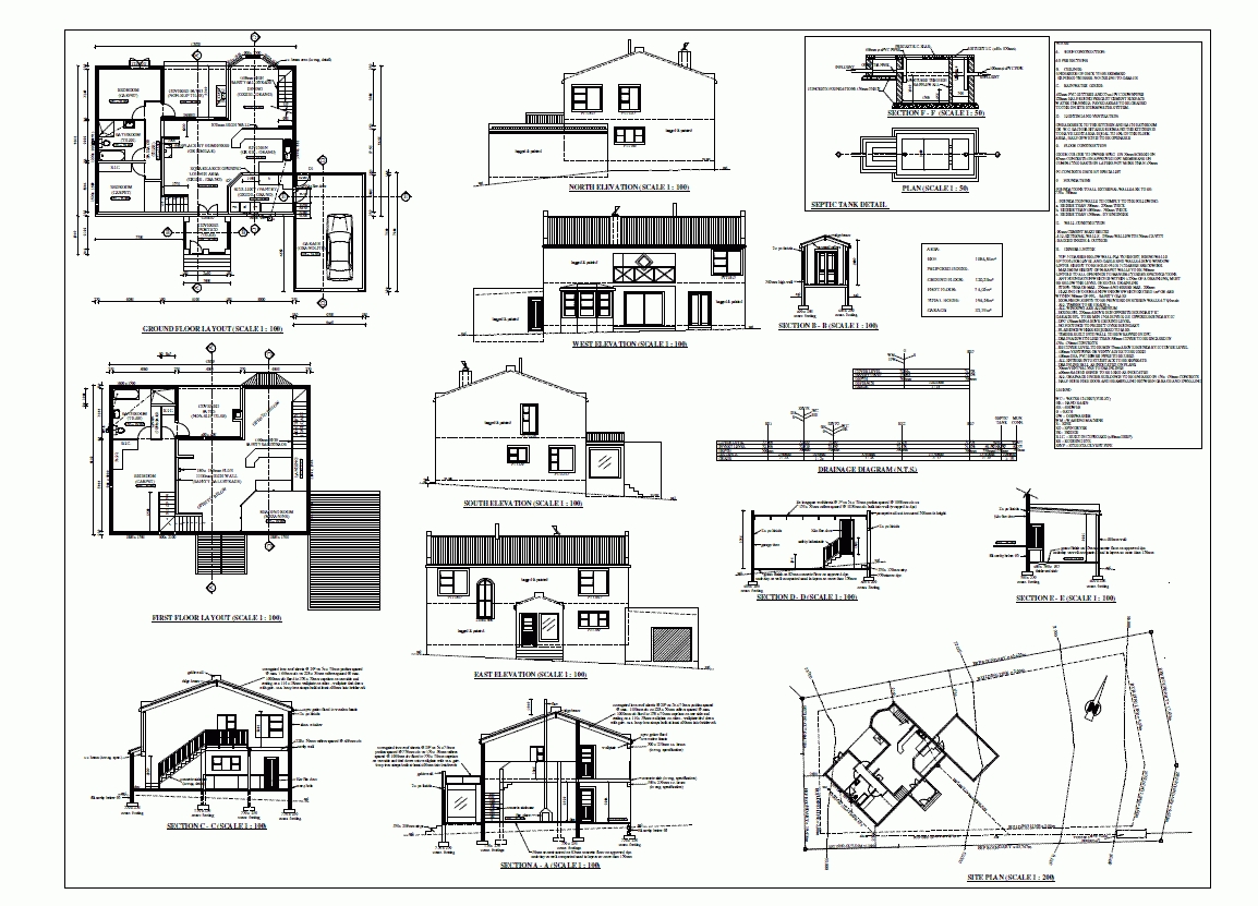 Fascinating architectural floor plans and elevations pdf | review home decor throughout architectural design floor plans