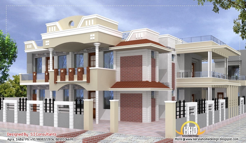 Fascinating indian home design with plan 5100 sq ft kerala home design and throughout fantastic indian home design with photos and plan