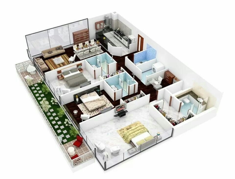 Fascinating nice layout layouts casa, bedroom layouts, house layouts, 3d house pertaining to 3 bedroom flat plan
