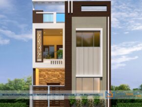 Image of online modern house design | home 3d elevation | floor plans regarding 15 by 50 house design