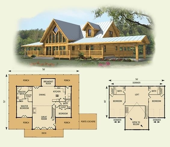 Image of spring hope log home and log cabin floor plan how gorgeous !! love inside astonishing small log cabin floor plans with loft