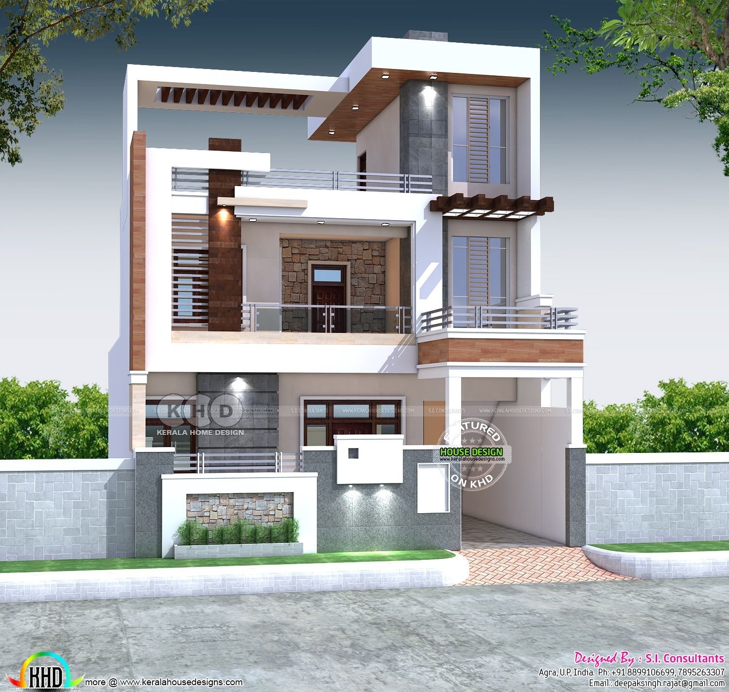Incredible 5 bhk 3000 square feet modern home kerala home design and floor plans regarding home 1500 sq indian hd image