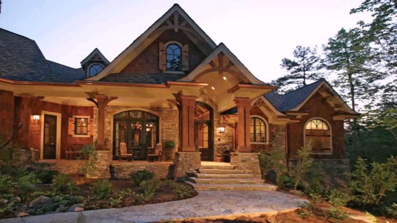 Inspiring craftsman style house with large front porch youtube in craftsman style house