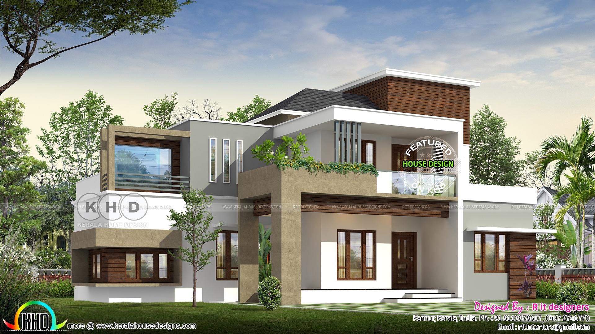 Interesting 2273 sq ft 4 bedroom modern contemporary house kerala home design and in images of contemporary houses in kerala