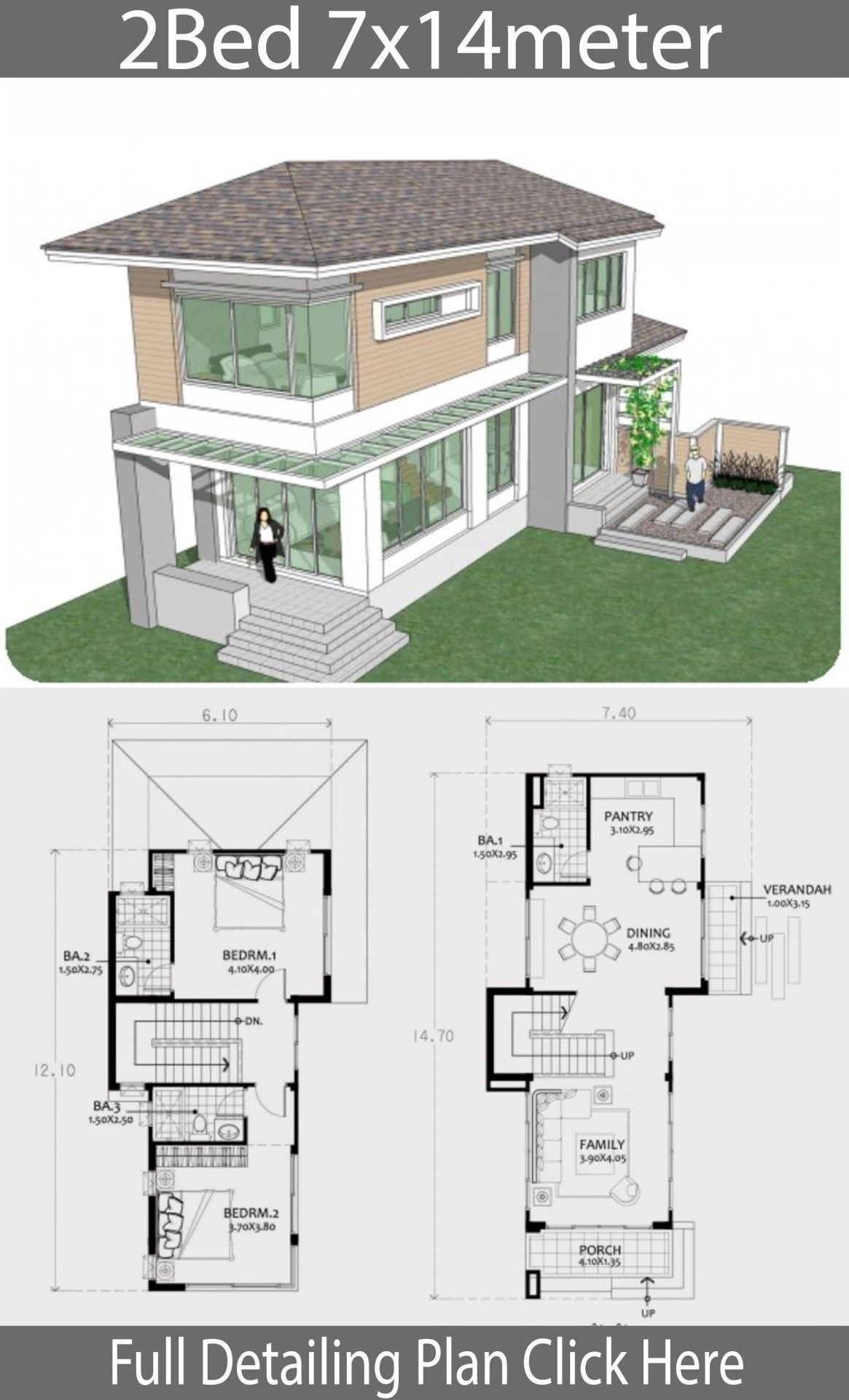 Marvelous modern two storey house designs 2020 | two story house design, house within floor plan 2 storey