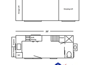 Mesmerizing tiny house floor plans american tiny house within gorgeous tiny house floor plans 8 x 20