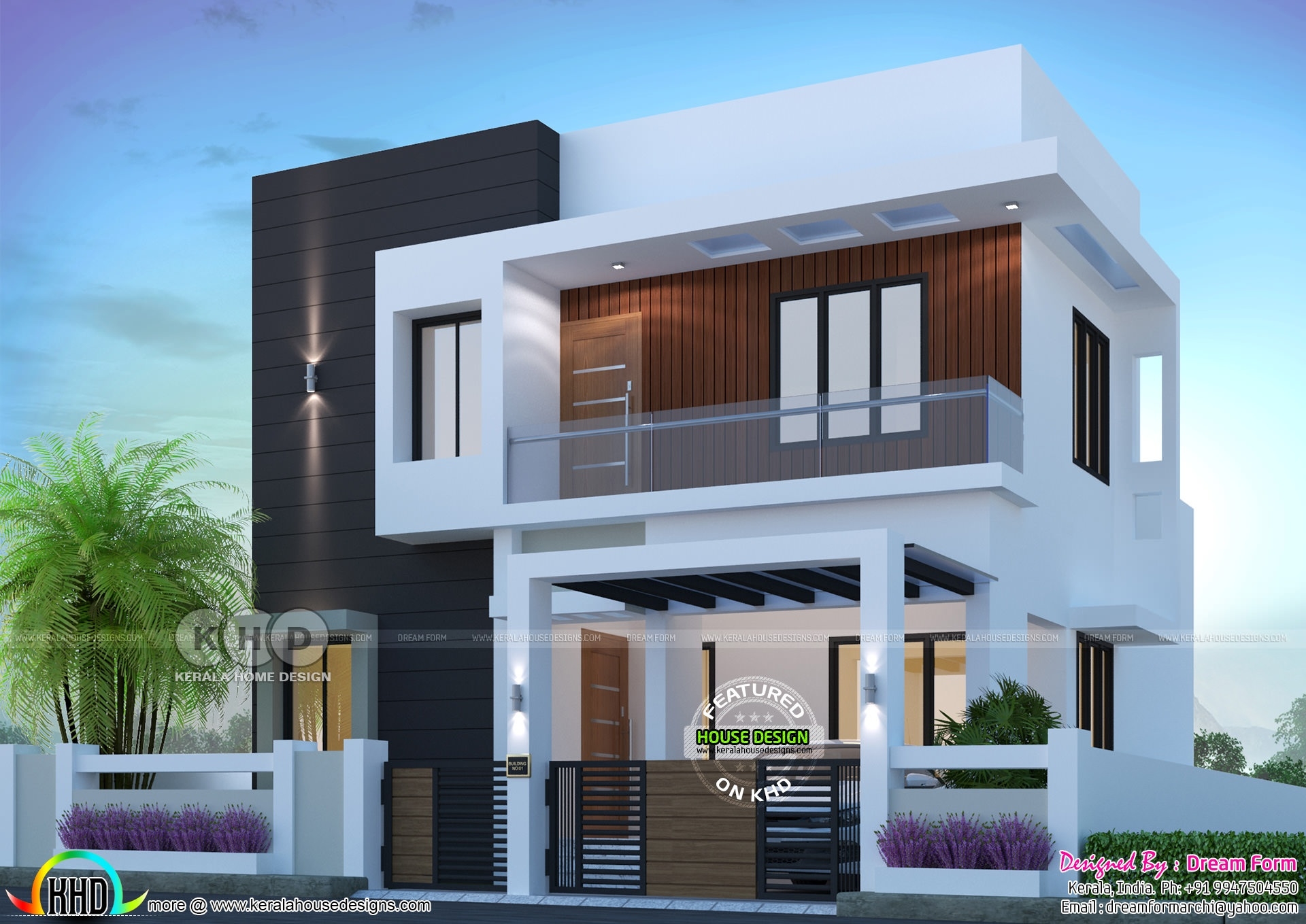 Most inspiring 1500 sq ft 3 bedroom modern home plan kerala home design and floor with three bedroom modern house