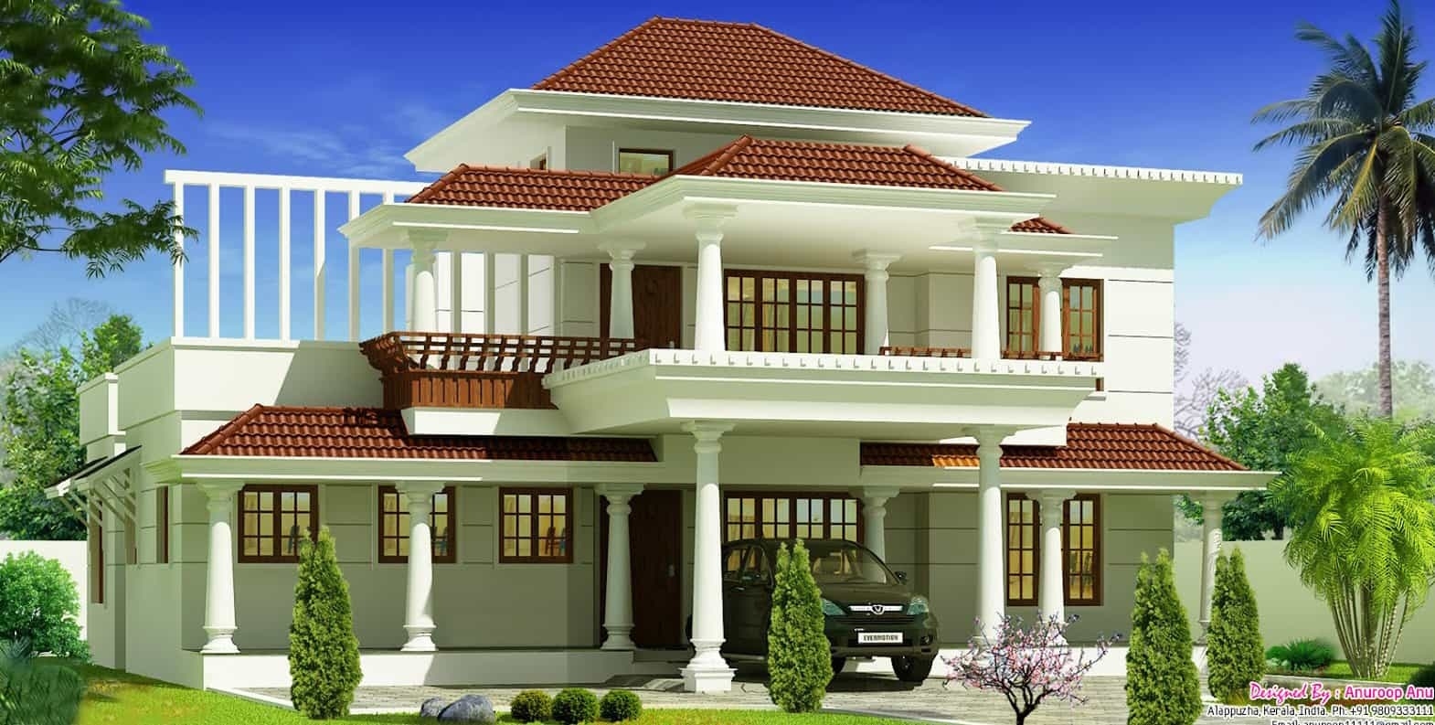 Must see two storey kerala house designs keralahouseplanner within marvelous simple house images in kerala