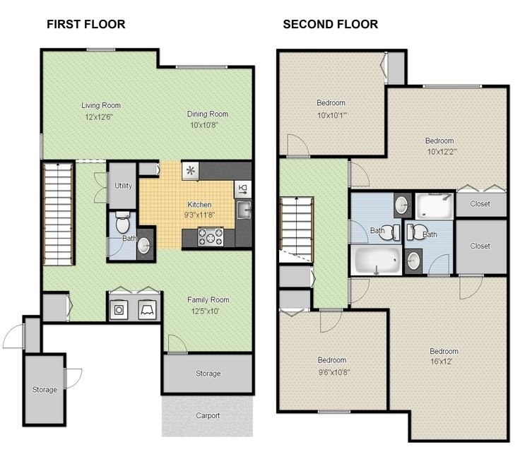 Outstanding 40 best 2d and 3d floor plan design images on pinterest | house floor in design floor plans free