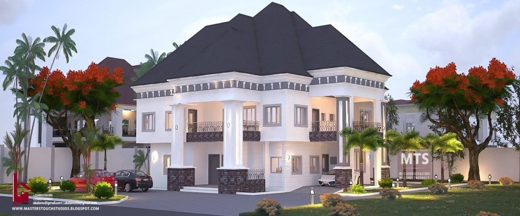 Outstanding 5 bedroom duplex (rf d5018) | beautiful house plans, architectural with regard to astonishing building plans 5 bedroom in nigeria