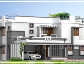 Picture of contemporary 2 story kerala home design 2400 sq ft | home appliance intended for kerala style contemporary homes