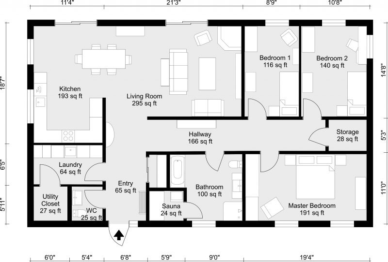Picture of create 2d floor plans easily with roomsketcher draw yourself or order regarding fantastic design a floor plan free