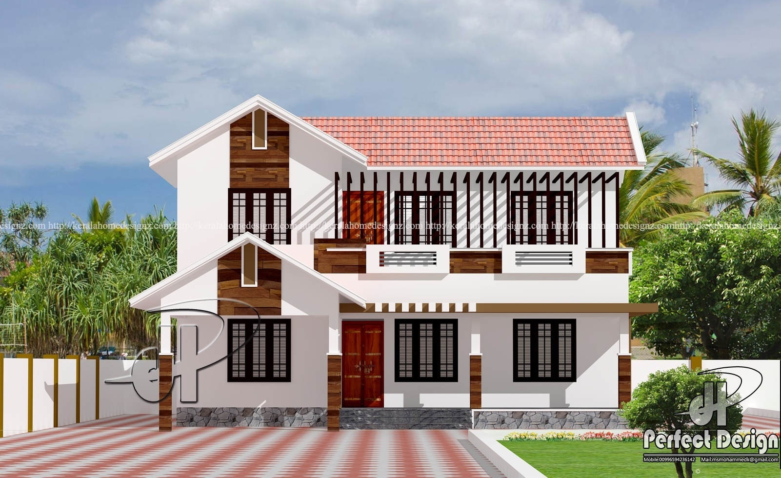 Popular kerala style home designs kerala home design regarding kerala style contemporary homes