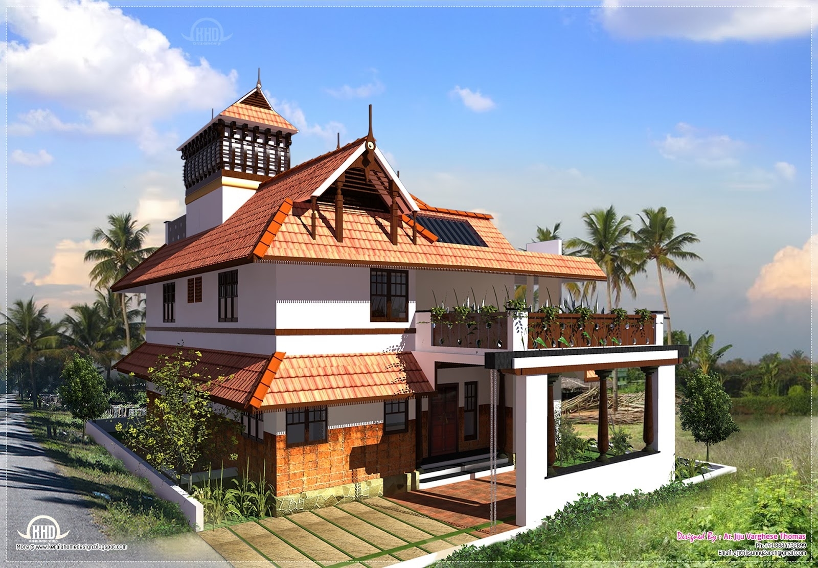 Popular traditional kerala home with marvelous kerala house design photo gallery