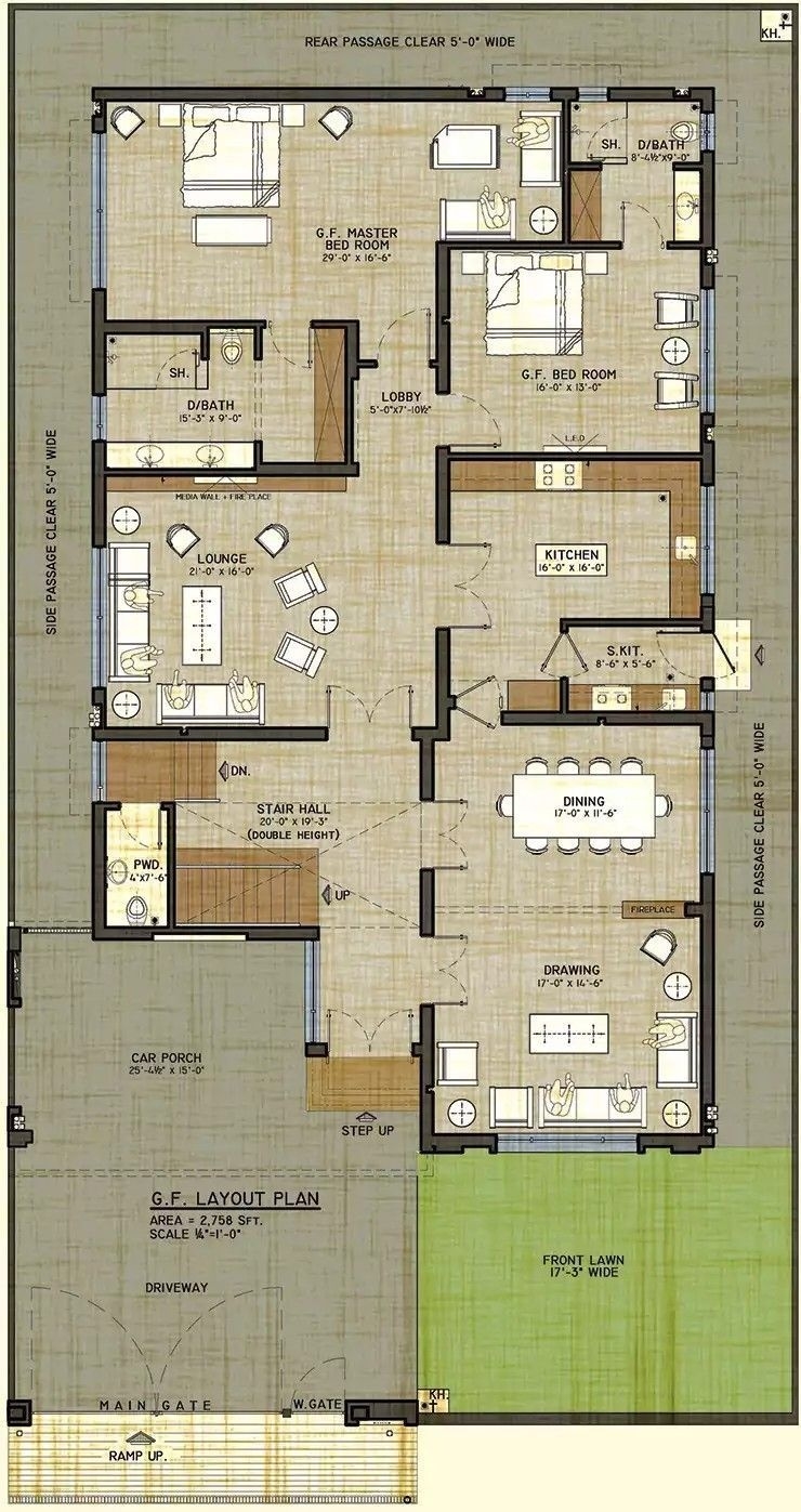 Remarkable 30×60 house plans vastu for west facing house plan part 13 | room decor within best 20*60 house plan 3d