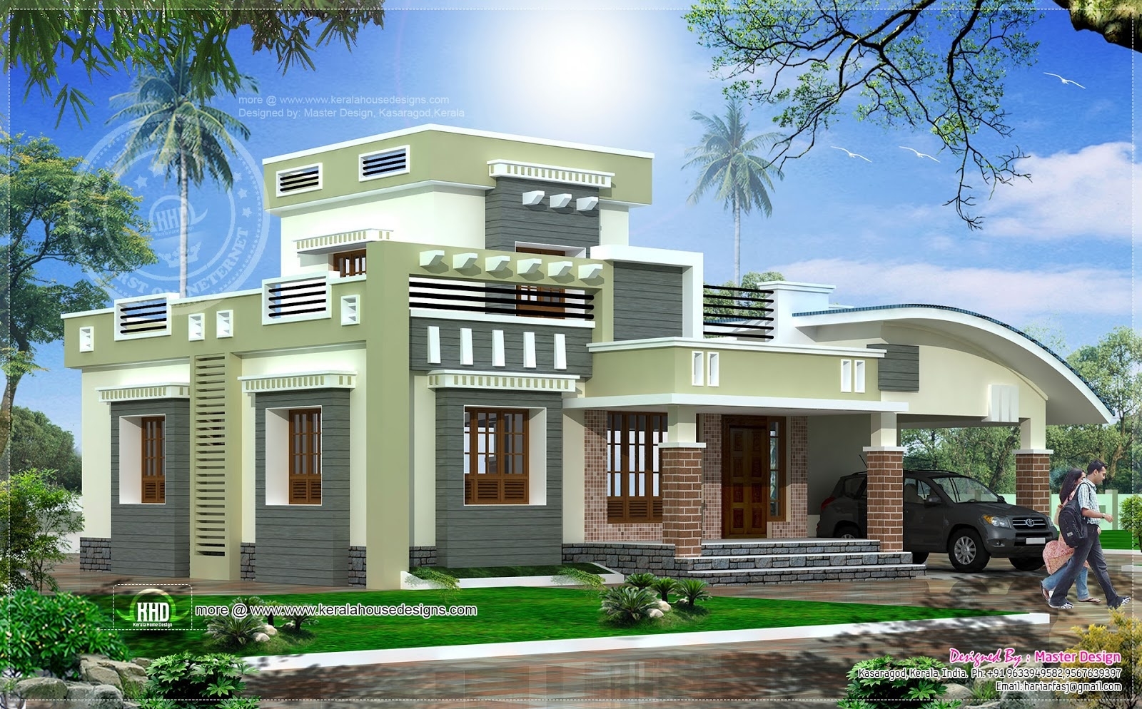 Remarkable single floor 2 bedroom house in 1628 sq feet kerala home design and intended for classy home images single floor