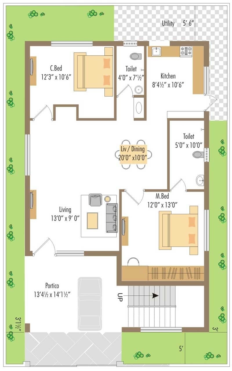 Splendid 2bhk house plan, house plan search, duplex house plans, house layout in exquisite 15 x 50 house map