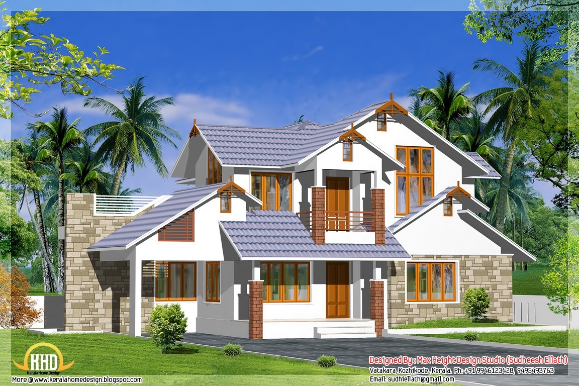 Splendid 3 kerala style dream home elevations kerala house design idea intended for most inspiring kerala home photos