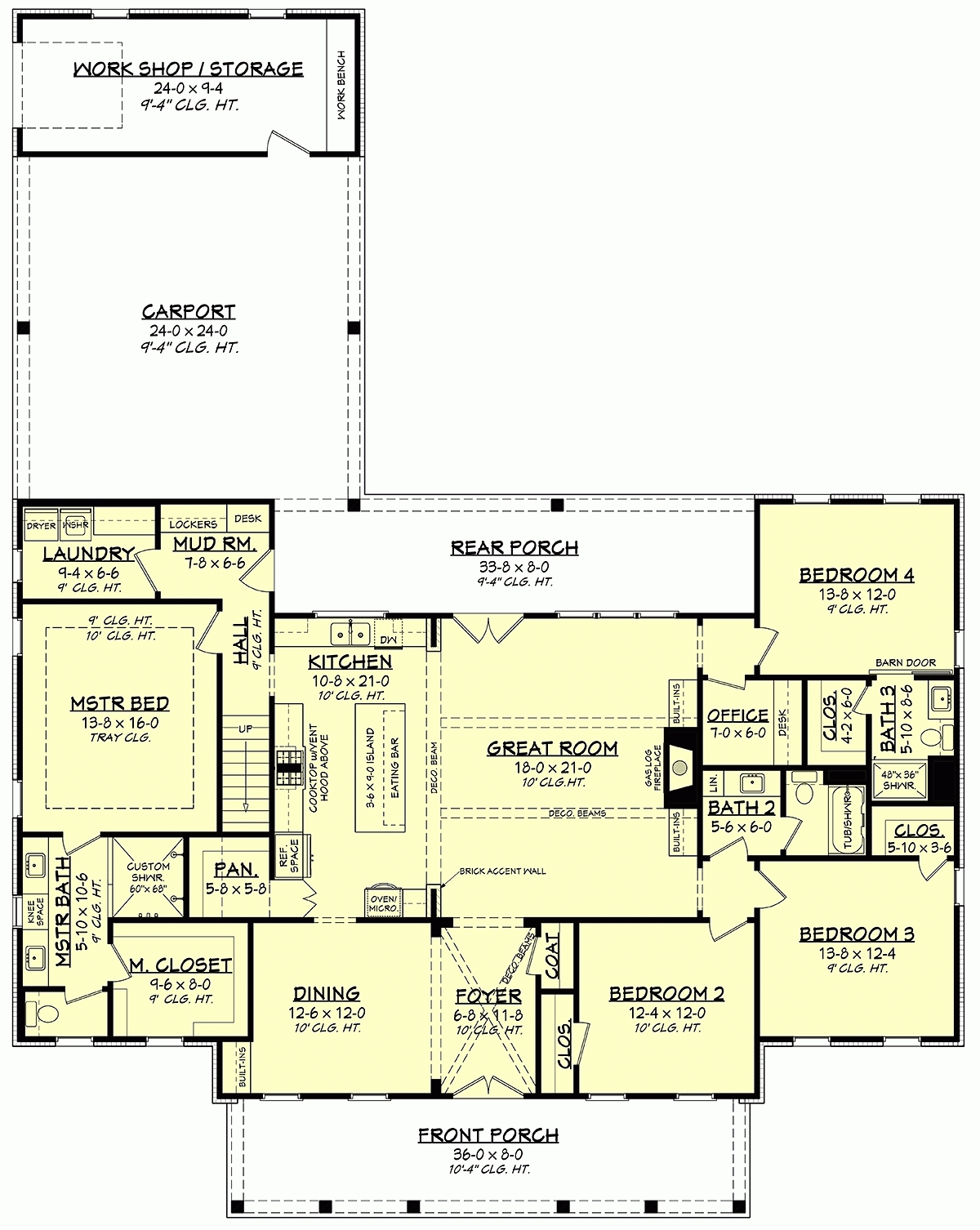 Splendid 4 bedroom house plans | family home plans within simple 4 bedroom home plans