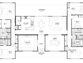 Splendid great house plan www trhomes au | bedroom floor plans, 4 bedroom with pinterest 4bedroom house plan