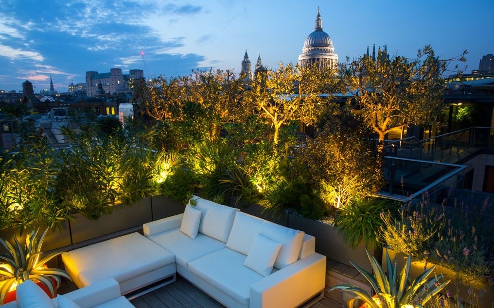 Splendid rooftop garden london : roof garden design london | contemporary roof inside modern house roof garden