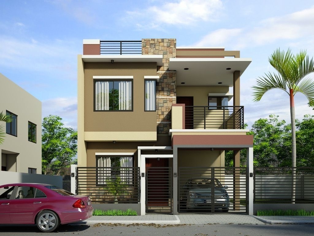 Splendid simple 2 storey house design with rooftop | 2 storey house design, 3 with regard to astonishing house design simple home