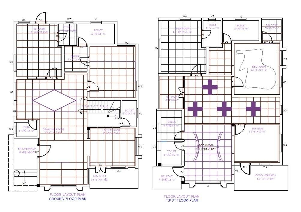 Stunning residence house flooring layout plan autocad drawing dwg file cadbull with fantastic floor plan in autocad