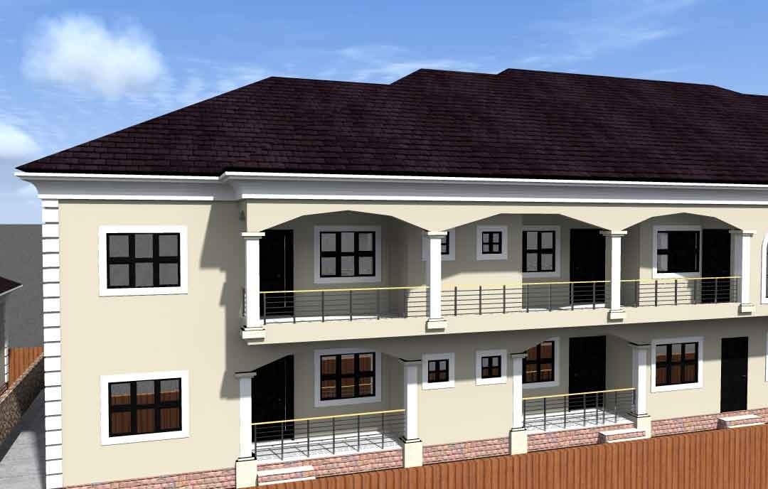 Top nigeria house plan 2 and 1 bedroom apartments throughout nigeria modern 3 bedroom flat
