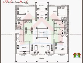 Wonderful nalukettu style kerala house with nadumuttam architecture kerala for indian house plans for 750 sq ft