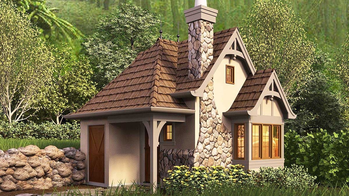 Wonderful plan 69531am: whimsical cottage house plan in 2021 | cottage house inside stone cottage house plans